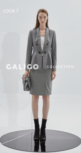 英伦经典千鸟格铅笔裙