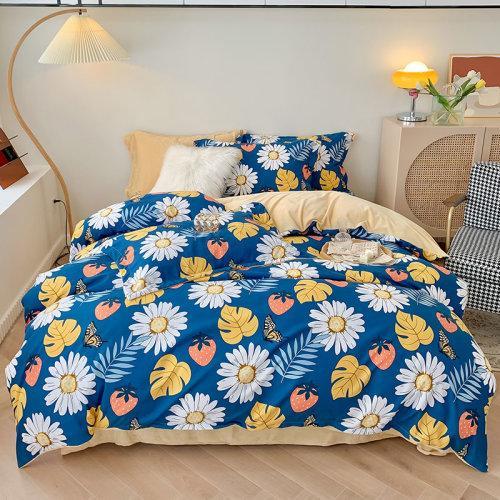 AB版贡绵宝宝绒保暖四件套 A面贡绵磨毛面料 B面保暖宝宝绒4件套 商品图12