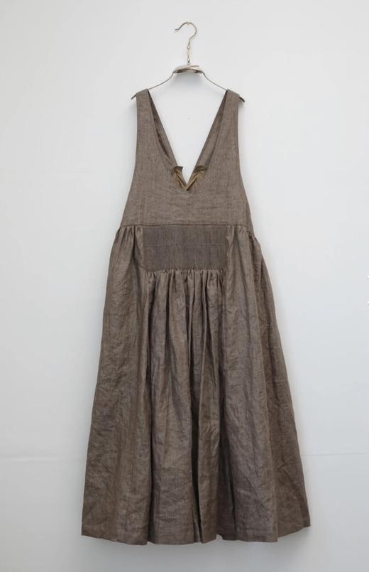 ECOLE DE CURIOSITES 抛光亚麻吊带连衣裙(Limited serie) 商品图11