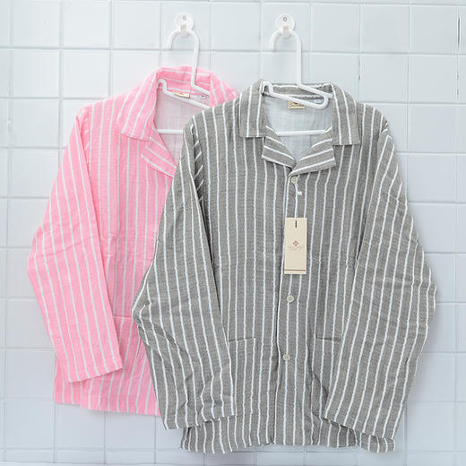 【全棉高支透气家居服】上衣裤子套装  亲肤情侣款礼盒 商品图3