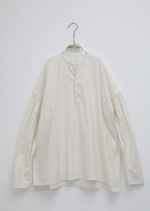 ECOLE DE CURIOSITES 2色可选条纹电力纺真丝衬衫 商品图8