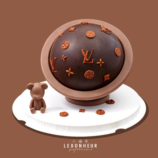 敲敲乐系列“敲”lv巧克力·奶油蛋糕（送货仅支持打车） 商品图0