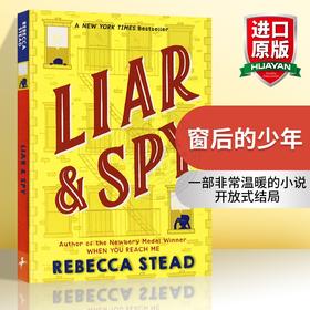 窗后的少年 英文原版小说 Liar and Spy 纽伯瑞金奖 英文版儿童文学读物 纽约时报畅销书 进口书籍 Yearling 正版