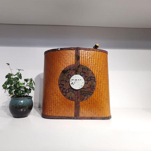 香云纱莨玉美物正方包竹编 商品图1