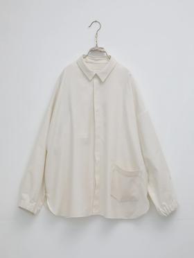 ECOLE DE CURIOSITES 丝棉长袖衬衫有口袋