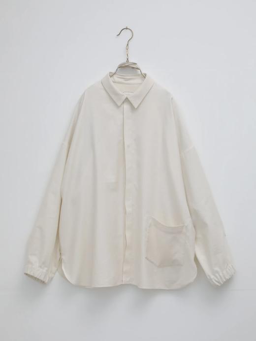 ECOLE DE CURIOSITES 丝棉长袖衬衫有口袋 商品图0