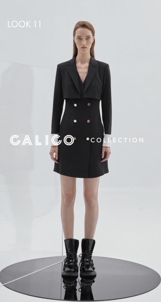 立体金属双排扣连衣裙 商品图0