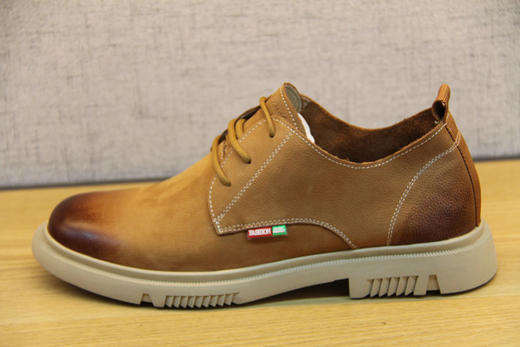 豪行春款10188730时尚马丁鞋英伦风磨砂透气户外工装鞋休闲皮鞋 商品图2