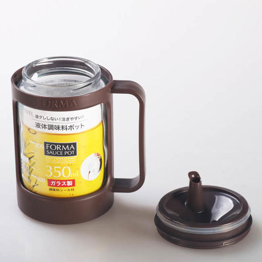 阿司倍鹭玻璃油壶-棕350ml 商品图3