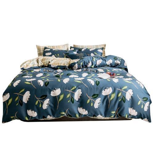 全棉四件套 田园风活性印染不掉色 高支高密面料柔软贴身 花季 MY SIDE 商品图4