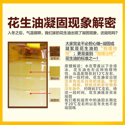 【鲁花直销】鲁花5S压榨一级花生油4L食用油粮油 商品图2