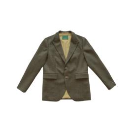 BanL/BLV480A/雨花石黄绿杂花格纹精纺羊毛西装 商品图0