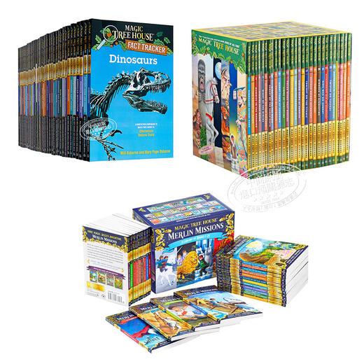 预售 【中商原版】神奇树屋故事百科大全套87册套装 Magic Tree House 第一季+第二季梅林的任务+小百科 儿童初/中级章节书分阶读物 商品图0