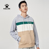 KELME卡尔美纯棉连帽卫衣男秋季新款复古撞色拼接套头上衣薄 商品缩略图3