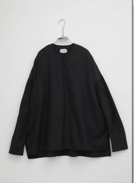 ECOLE DE CURIOSITES 2色可选条纹电力纺真丝衬衫 商品图9