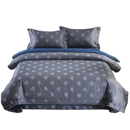 60支纱提花四件套 手感顺滑 环保活性印染不褪色 雅韵 MY SIDE 商品图4