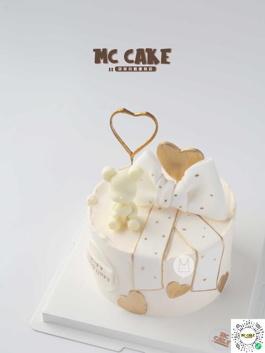 小熊白色蝴蝶结款 商品图0