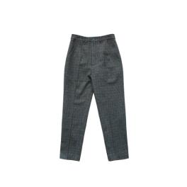 BanL/BLV527B/云母灰千鸟格羊毛呢裤子 商品图0