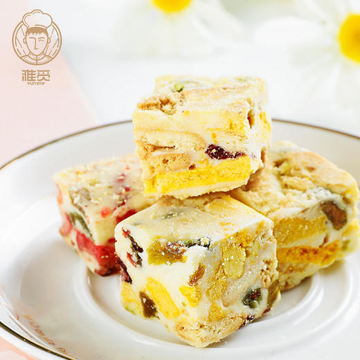雅觅 芒果雪花酥300g 15枚网红手工零食休闲烘焙牛轧糖小吃食品 商品图3