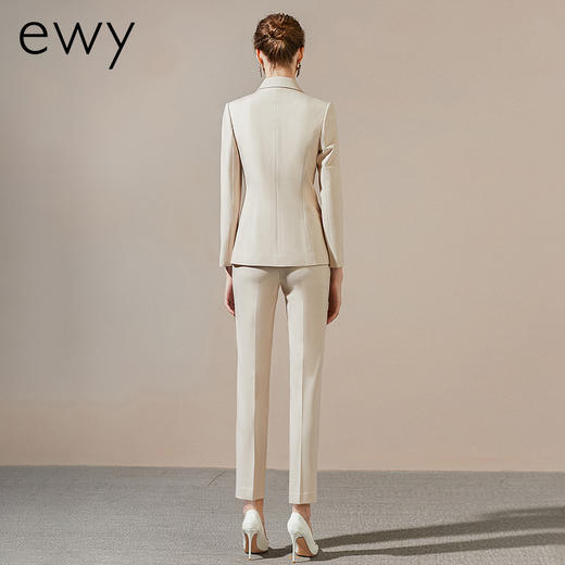 EWY职业装高端西装套装女名媛不规则气质干练韩版西服修身显瘦ol 商品图3