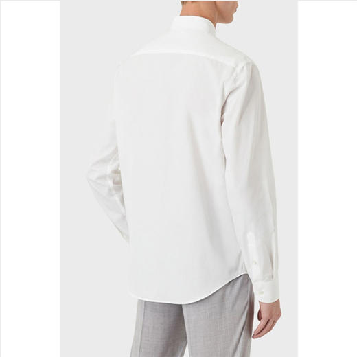 EMPORIO ARMANI 阿玛尼 男士长袖衬衫 白色 B1SM0B B12F7 0100 商品图1