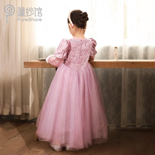 pureshare蓬纱馆 乐佩公主裙女童礼服新款演出服秋冬礼服紫嫣公主 商品图5