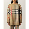 BURBERRY 博柏利 经典大格子 格纹功能性羊毛提花女士针织衫 格子 8039152 A7026 商品缩略图0