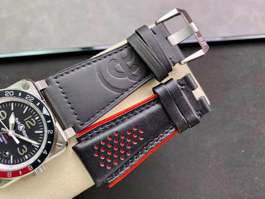 BR新品    柏莱士 可乐圈 INSTRUMENTS系列.          型号   BR0393-BL-ST/SCA。   表径  42毫米          表盘颜色  黑色表盘形状圆形 商品图10