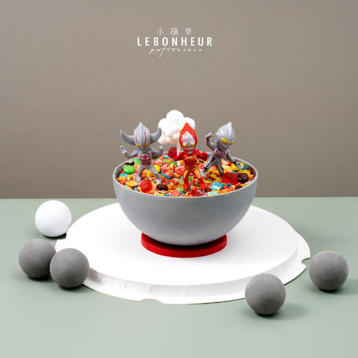 敲敲乐系列“敲”奥特曼·奶油蛋糕（送货仅支持打车） 商品图1