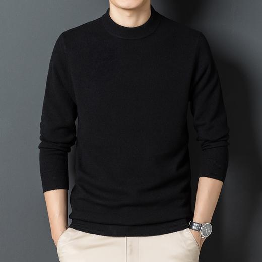 【孤品捡漏XXL】男士圆领【100%羊毛】厚款针织衫 H224090758 【现货 同步库存】 商品图0