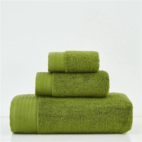 炫彩系列全棉毛巾浴巾方巾三件套 毛巾套装 精梳棉纱柔软亲肤 商品图4