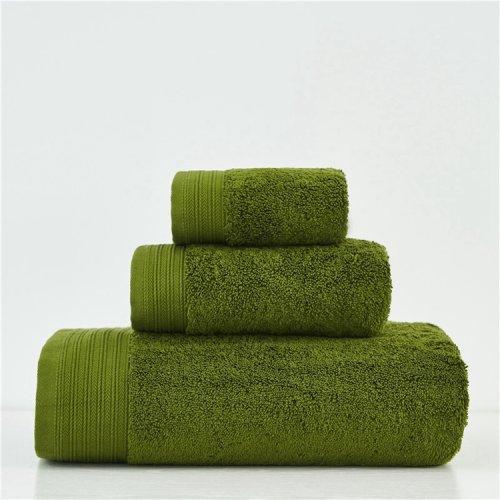 炫彩系列全棉毛巾浴巾方巾三件套 毛巾套装 精梳棉纱柔软亲肤 商品图3