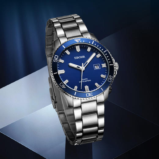 依波(EBOHR)潮流时尚手表100米防水石英男士腕表5149 商品图4