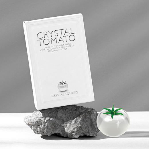 【为思礼】 明星推荐「全身美白美丽由内而外」水晶番茄CrystalTomato美白丸专业升级版银色叶子 亮白丸加强版让你白到发光水晶番茄压片糖果 商品图1