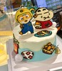 芝士糊手绘蜡笔小新宝露露奶油蛋糕 商品缩略图0