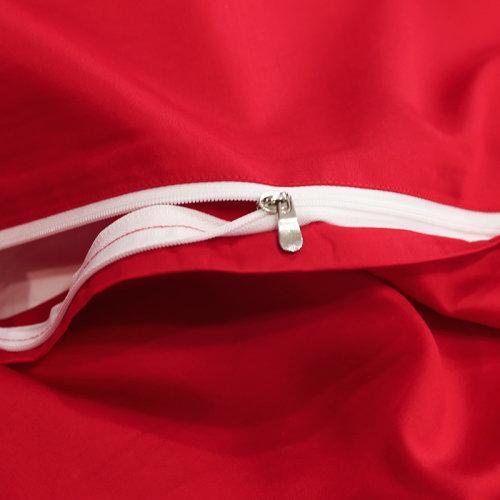 My Side 60支纱刺绣工艺 婚庆全棉四件套绣花 环保活性印染-安吉拉(正红) 商品图3