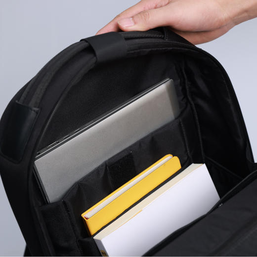 美团黄系列双肩背包-黑色 商品图4