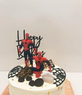 小屋子蜘蛛侠蛋糕