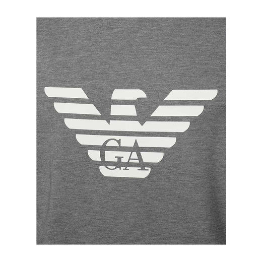 EMPORIO ARMANI 阿玛尼 男士经典鹰标卫衣 灰色 8N1MR6 1JRIZ F606 商品图2