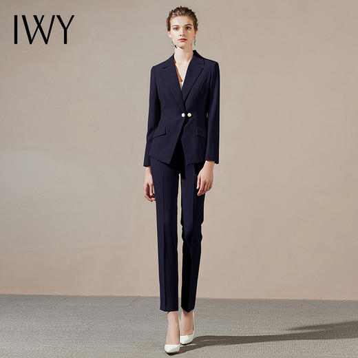 IWY/新款藏青色职业通勤时尚套装 CP10363 商品图7