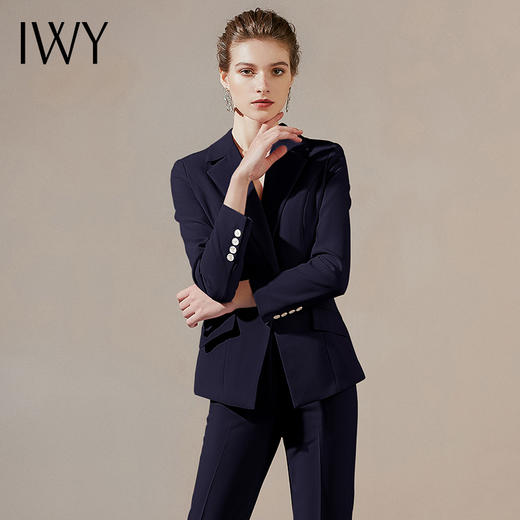 IWY/新款藏青色职业通勤时尚套装 CP10363 商品图5