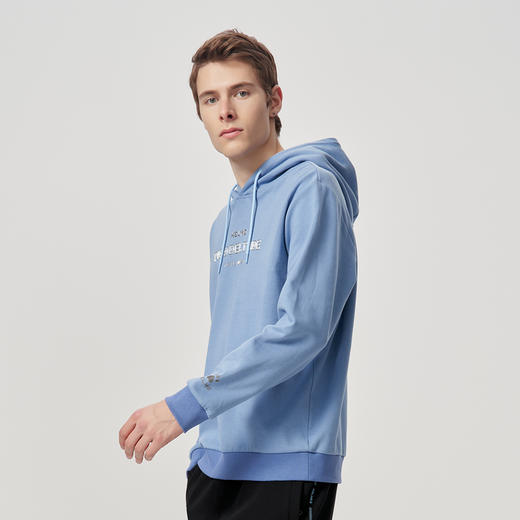 卡尔美连帽卫衣男士秋季新款立体印花时尚休闲套头上衣 商品图2