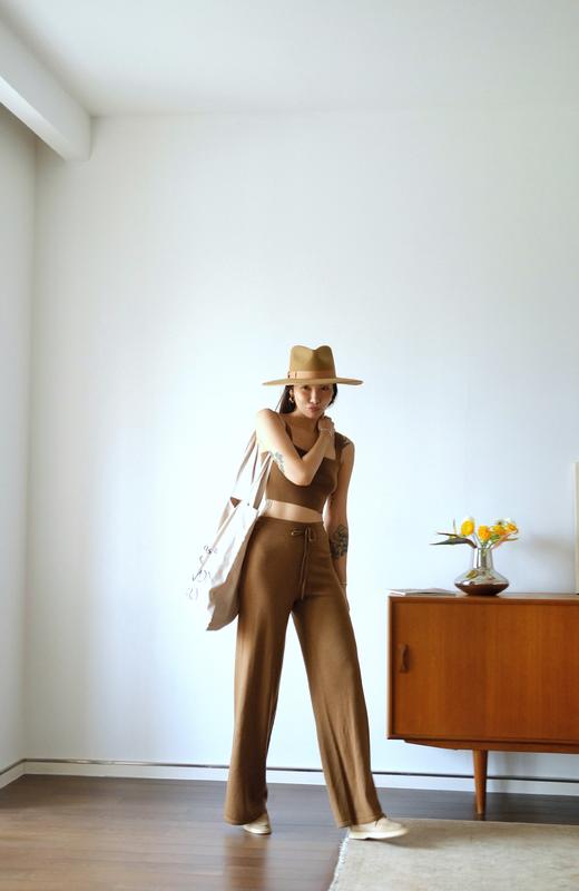 high -rise wool pant 商品图0