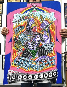 插画「Metallica King Kong」by ZACKY