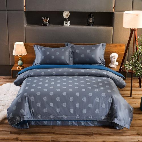 60支纱提花四件套 手感顺滑 环保活性印染不褪色 雅韵 MY SIDE 商品图0