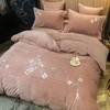 宝宝绒中式刺绣秋冬保暖四件套 绒类床上用品御寒保暖被套床单-弄清影 商品缩略图6
