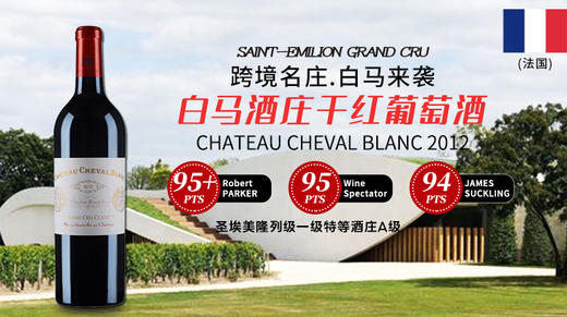 法国-白马酒庄干红葡萄酒2012年 商品图0