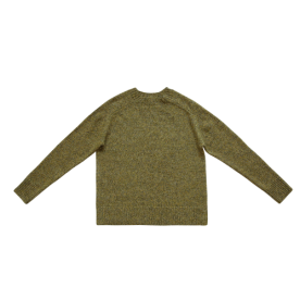 BanL/BLV515/黄黑花纱羊绒水手领毛衣