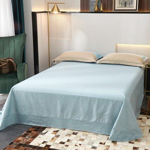 春夏新品条纹系列全棉四件套 活性印染不掉色被套床单4件套-绽放青春 商品图1