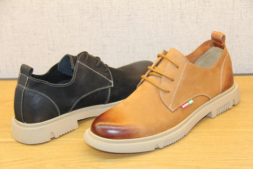 豪行春款10188730时尚马丁鞋英伦风磨砂透气户外工装鞋休闲皮鞋 商品图3